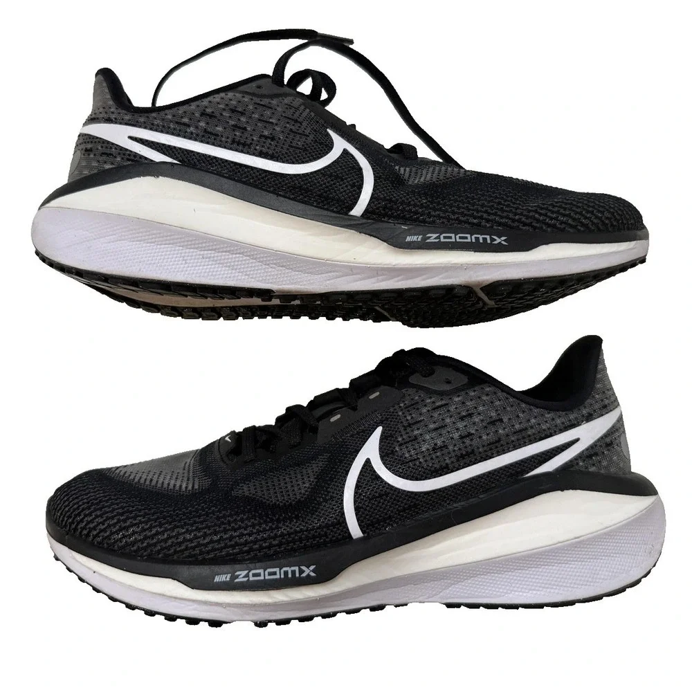 Nike ZoomX Running Shoes Womens 9.5 Black Cushioned Sneakers FB8502-001